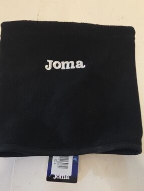 Joma Black Fleece Neck Warmer - Men's Scarf Large Sz Nwt